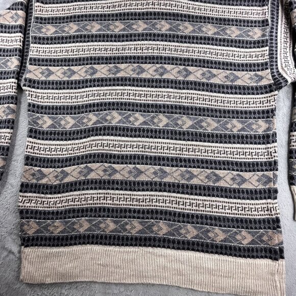 VTG Jantzen Classics Sweater Mens XL Aztec Geometric Knit Pullover Crewneck Y2K - Picture 9 of 11